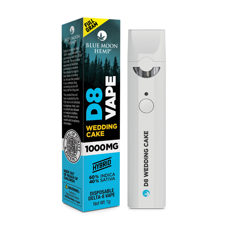 Vaporizador Desechable Delta 8 , Delta 10, HHC Blue Moon Hemp